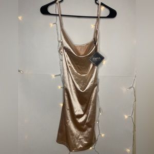 NEW W/ TAGS Zaful Champagne Dress
